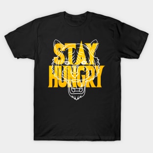 Stay Hungry GoldenRod Sneaker Art T-Shirt